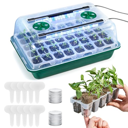 Kit de démarrage de semences avec lampe pour une transplantation facile - 2
