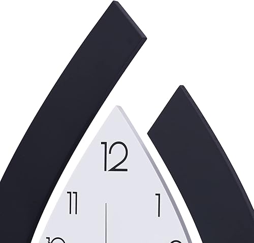 Miniatura 5 de DYRABREST Reloj de pared grande de 28.7 pulgadas, reloj de pared moderno de péndulo grande, silencioso sin tictac, funciona con pilas, para