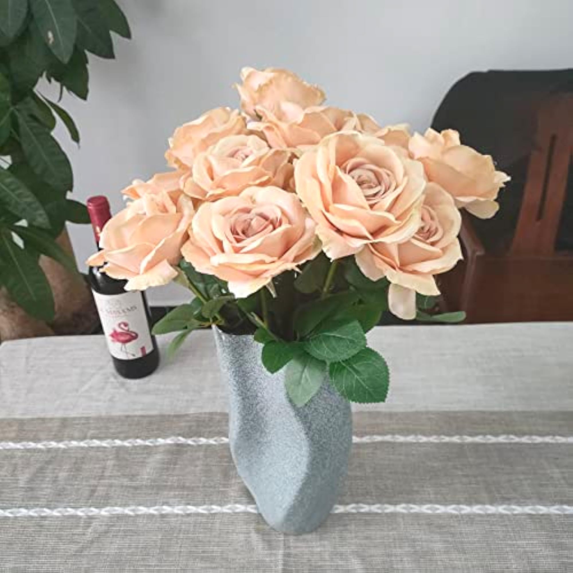 Fall Champagne Roses Artificial Flowers