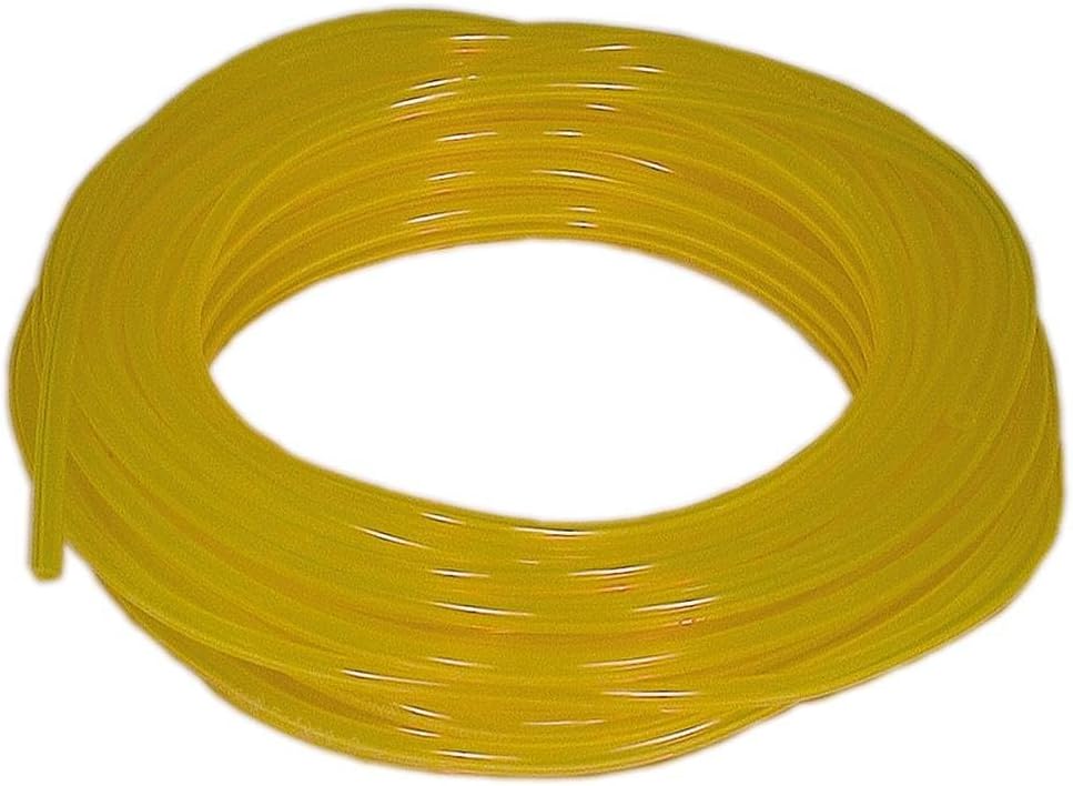 Rareelectrical Small Engine Fuel Line 3/32" Id X 3/16" Od 50 Feet Compatible With Poulan Weedeater Craftsman Husqvarna Stihl Echo Chainsaw String Trimmer Blower Mower Tygon Clear Yellow 695540P