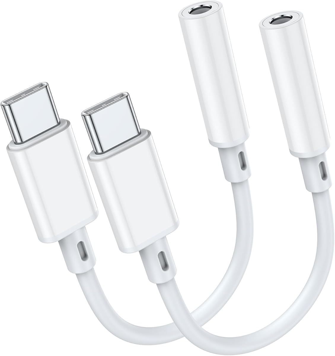 USB C to 3.5mm Headphone Jack Adapter for iPhone 17 16 15 Pro Max Air, Type C Aux Audio Dongle Cable Cord Compatible with iPad Pro Air 4 5 Mini 6, Samsung Galaxy S25/S24/S23/S22/S21 Ultra, MacBook