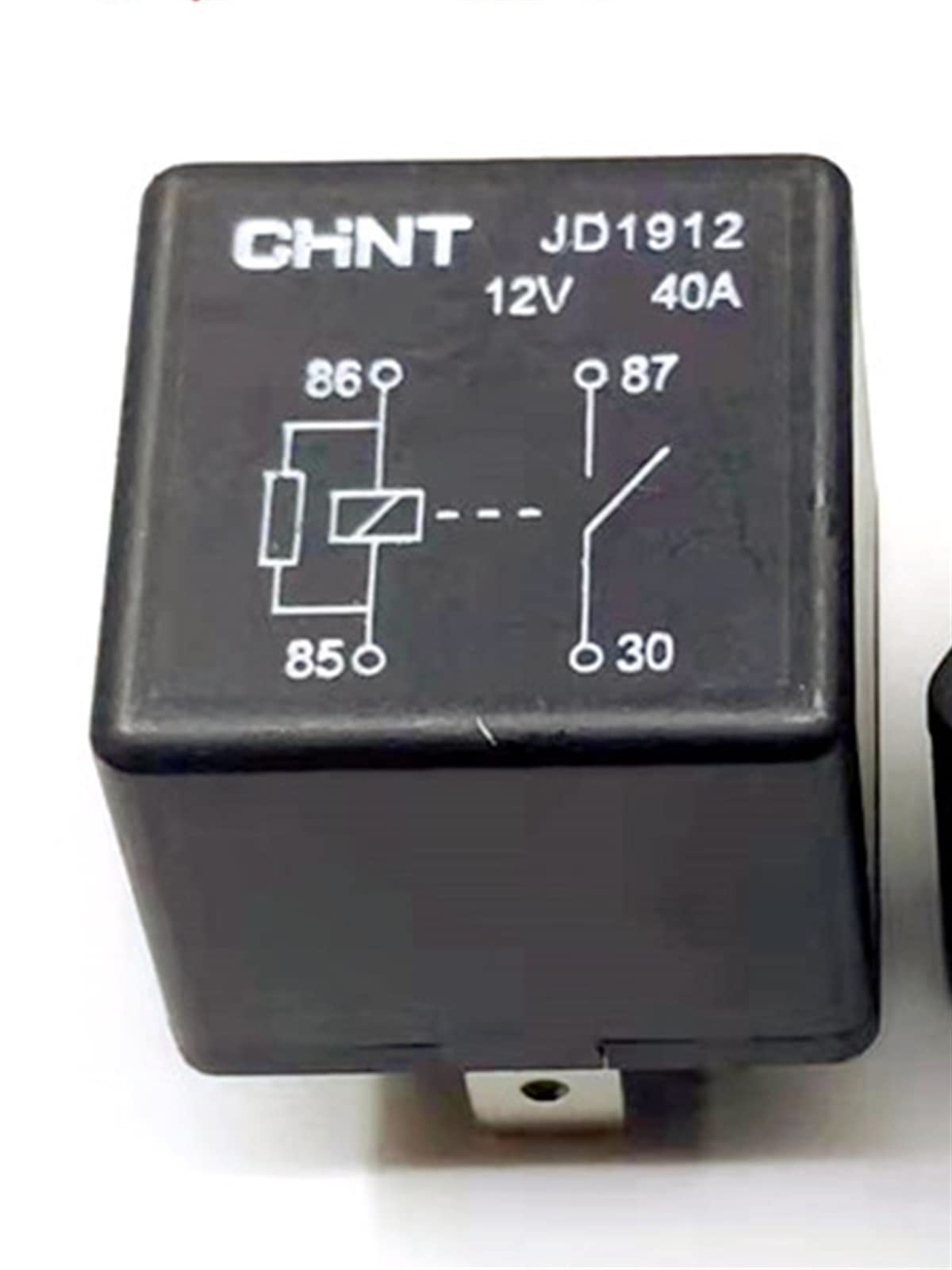AERBNYEQP 12V Relay JD1912 4Pins 12VDC 40A