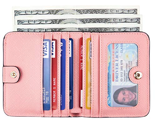 image for Toughergun Wallet Women Rfid Blocking Small Compact Bifold Luxury Leat