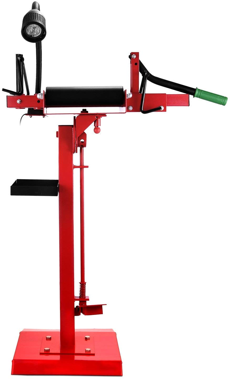 Hochleistungs-Reifenmontiermaschine Reifenspreizer mit Ständer Einstellbares Reifenmontierwerkzeug für leichte LKW und PKW (Reifenspreizer mit Lampe) Little Surprise