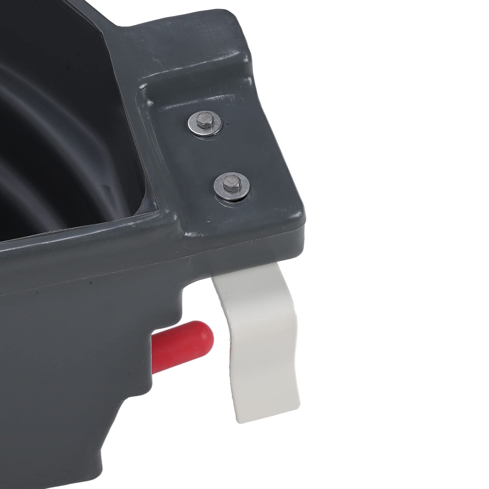 Secchio per Alimentazione bovini con 12 tettarelle, Secchio per Alimentazione Latte per vitelli di Grande capacità per Bestiame, polietilene, Resistente, Lunghezza 109 cm