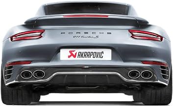 Akrapovic - 16-17 Porsche 911 Turbo/Turbo S (991.2) Slip-On Line (Titanium) (Req. Tips/Diffuser) (S-PO/TI/6H)