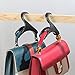 Purse Hanger for Closet Rod - Handbag Storage Organizer - Acrylic Hangers for Hanging Purses, Backpacks, Satchels, Crossovers, Totes (4 Pack)