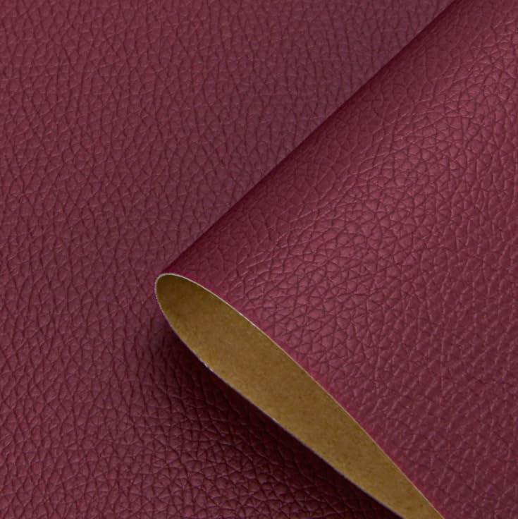HOMSUN Burgundy Vinyl Faux Leather Upholstery Fabric Clutch Shiny Handbags for Women,Durable,Renovate for Car,Furniture Sofa. Soft Touch DIY and Craft (Bargundy Leather-30 CM by 50" in)-image-38