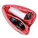 Travel Universal Organizer Bag / Electronics Accessories Case Packing Storage Bag, Multifunctional Shockproof Makeup Pouch, Gadget Bag, Data Cable Travel Case With Mesh Handbag Handbag (Size M, Red)