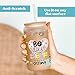 UV DTF Cup Wrap Transfer for Glass 16Oz Glass Can Rub on Transfer for Crafts, Cup Decal Stickers,9 Sheets Waterproof Ready to Apply, Ready to Press Transfers for Crafting Inspirational Self Love Style