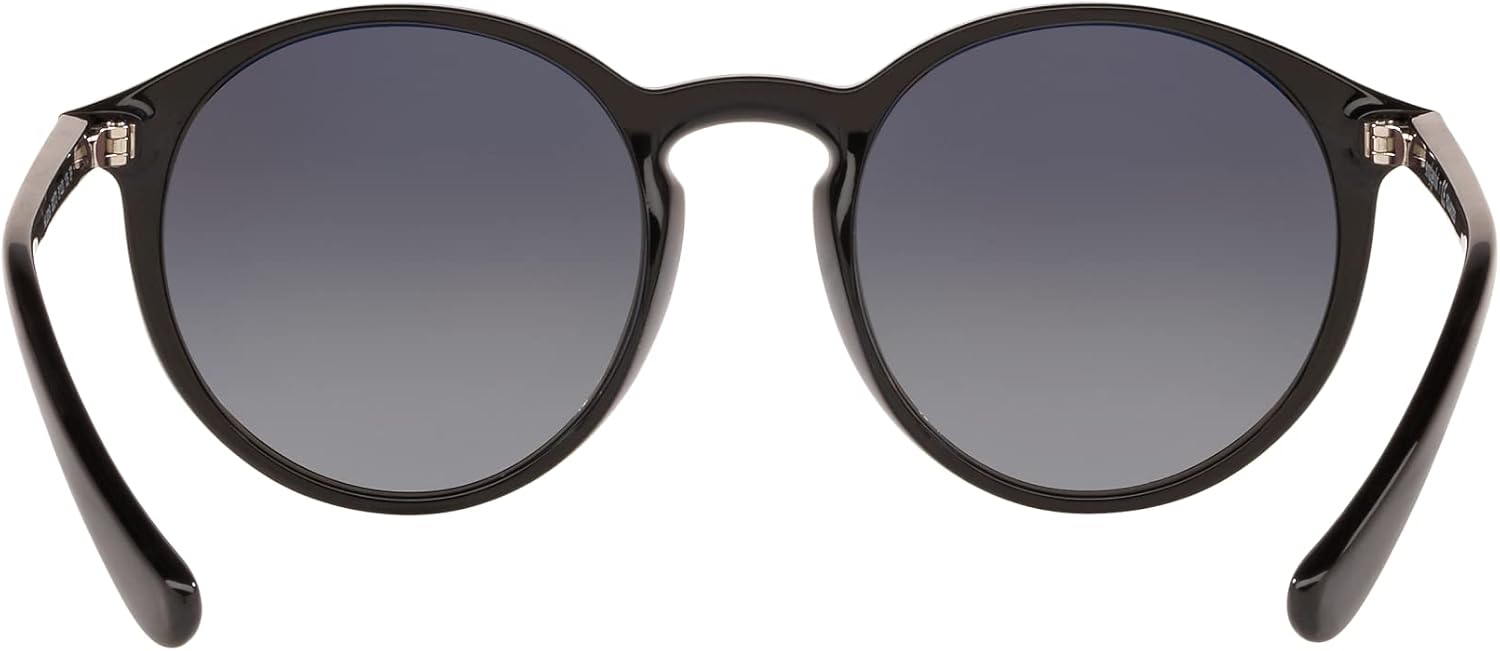 Sunglass Hut Collection Unisex Sunglasses Black Frame, Polar Gradient Grey Lenses, 51MM