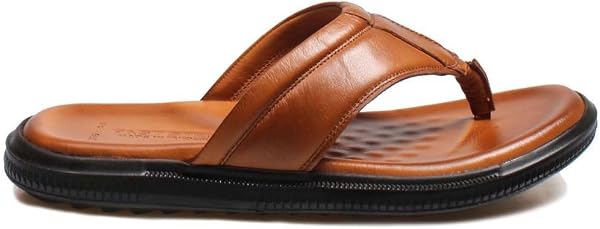 FAST STEP Hakiki Deri Erkek Düz Terlik 018MAG-316