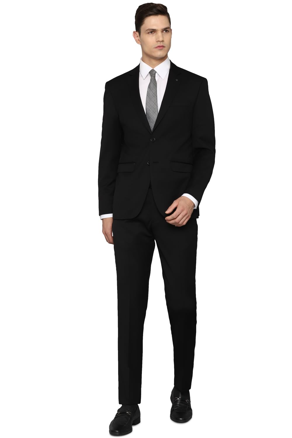 louis philippe Men's Polyester Blend Two Piece Suit-Dress Set-picture-29
