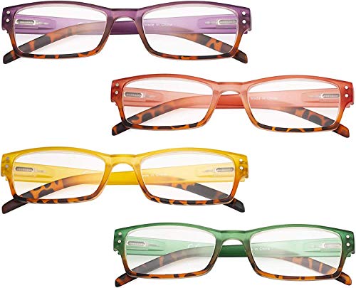 Image of Eyekepper Ladies Reading Glasses - 4 Pack Readers for Women Reading +1.75