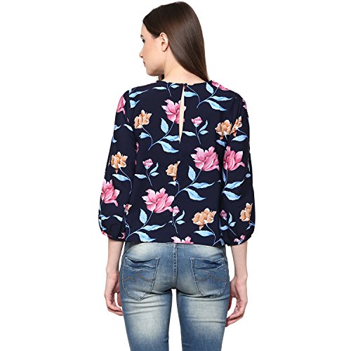 Image of Harpa Round Neck Printed Tops