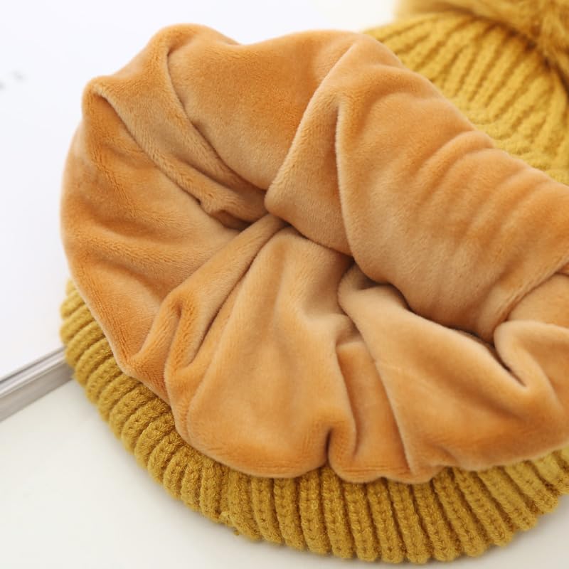 Zonto Wintermütze kinder Kinderhut, Schal, Handschuhe, Dreiteiliges Set, Mädchenwinterohrschutz, Wollhut, Schal, Warmer Anzug