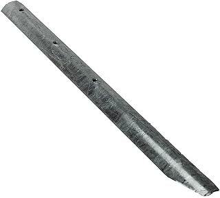 Lawn Edging Log Roll Stakes Fence Base Board Pin 450mm (18\") Galvanised (Pack of 10)