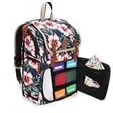 SAC À DOS PORTABLE ET ÉLÉGANT avec ouverture d'accès latérale, housse de pluie, fente pour poignée de bagage. De la place pour toutes vos cartes MTG, Deck Box, Pokemon Card Box, YuGiOh Deck Box, etc.