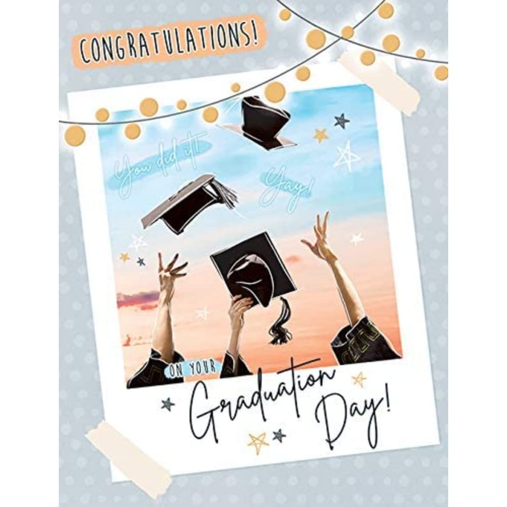 Piccadilly Greetings Traditional Occasion Card Graduation - 8 x 6 inches