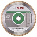 Altura del segmento: 7 mm Bosch 2 608 602 538 - Disco tronzador de diamante Standard for Ceramic (230 x 25,40 x 1,6 x 7 mm)