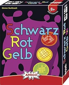 Amigo Kartenspiel Schwarz Rot Gelb Farbenwechsel