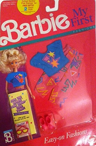 My Favorite Toys! [洋書] Amazon.com: Barbie My First Easy-On Fashions by Mattel (1989