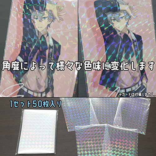Amazon | ノーブランド品 ホログラムスリーブ スクエア ホロ