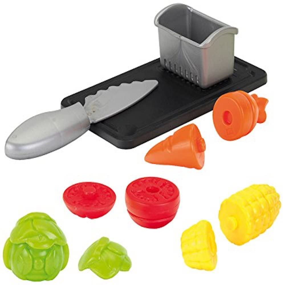 Theo Klein 9101 - Vegetable Set with Cutting Board and Basket, Toy