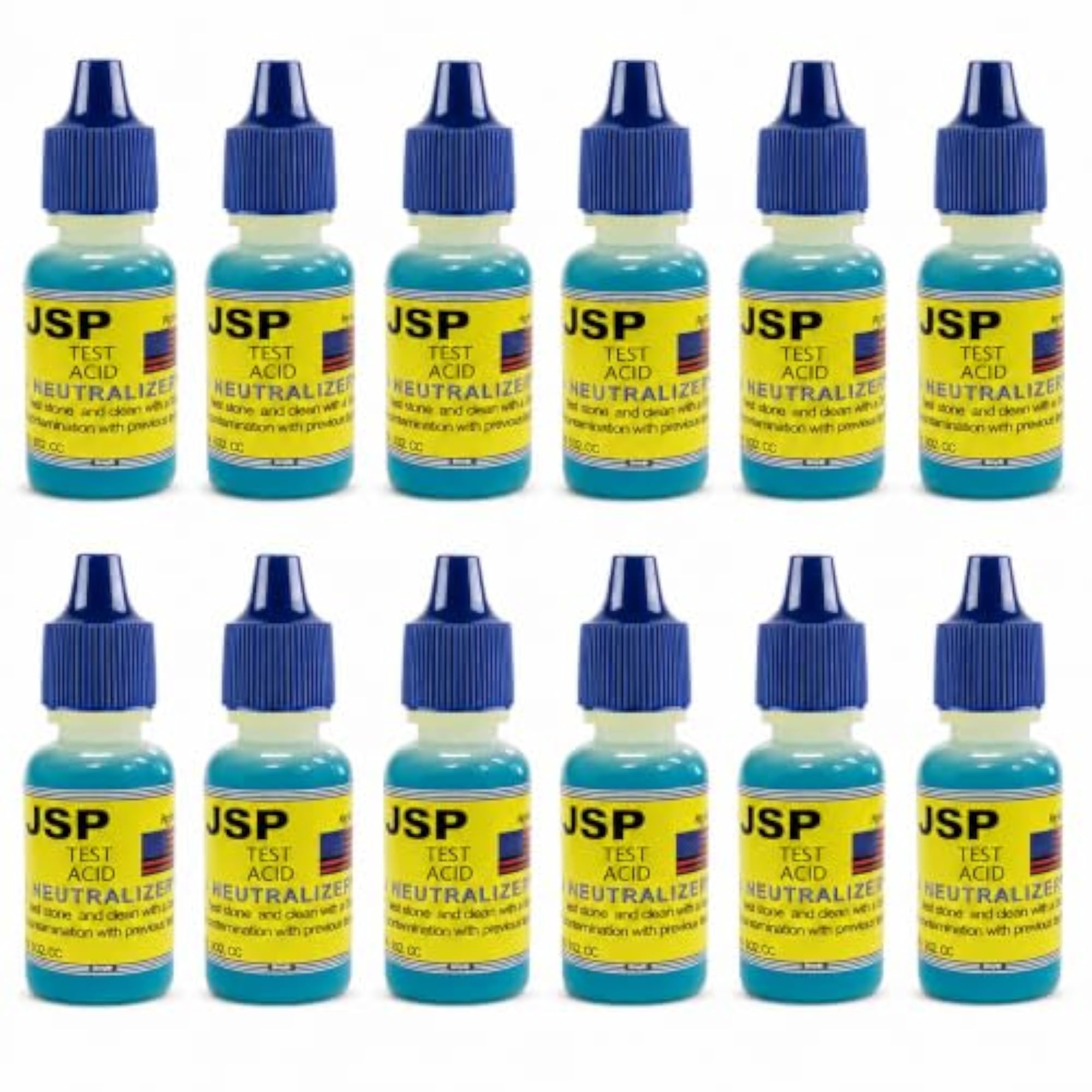 12 Piece Gold Silver Test Solution Neutralizer