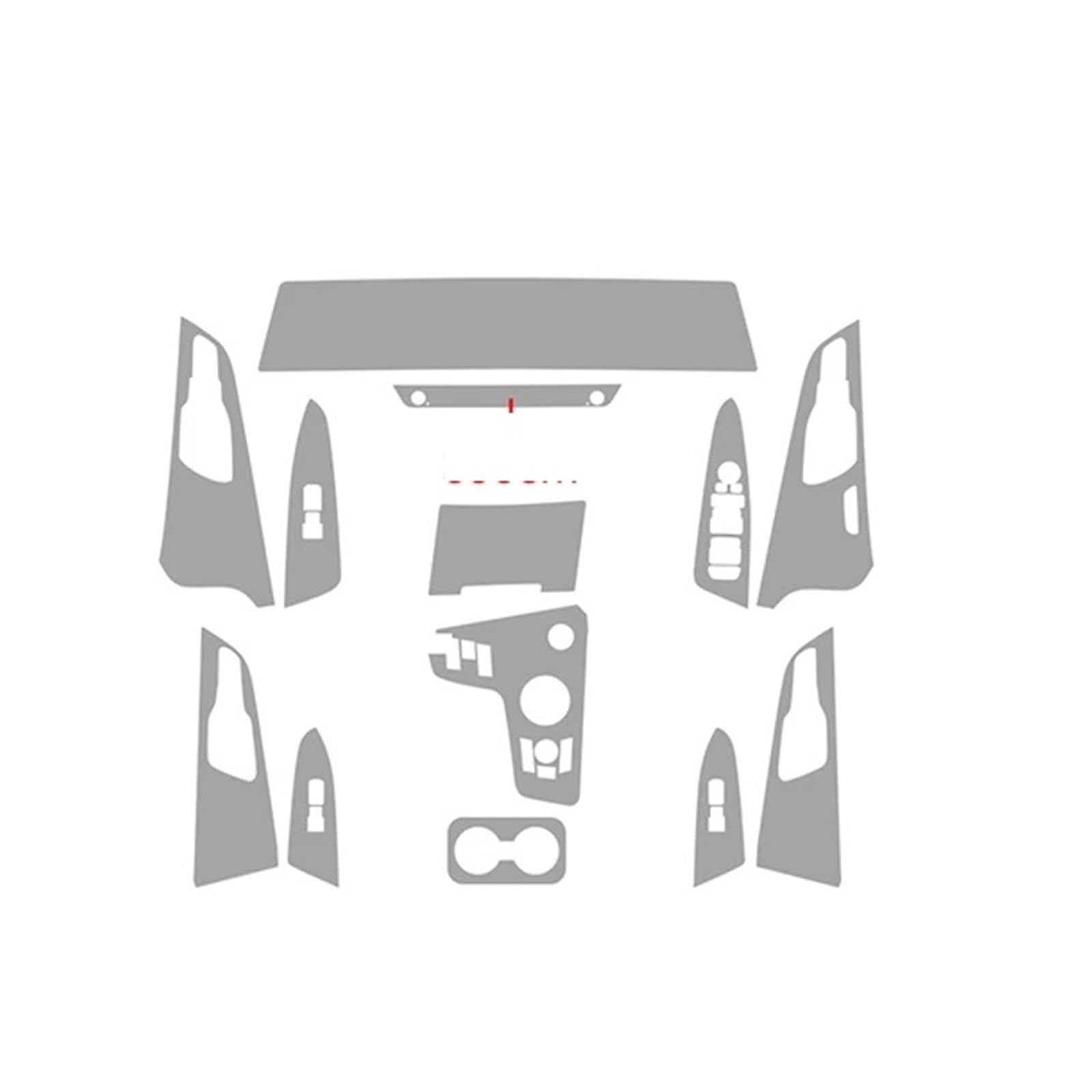 for KIA for Sportage NQ5 2022 2023 Center Console Media Dashboard Navigation Film TPU Anti-Scratch Protector Interior Sticker Cover Trim Car Interior(A-RHD)
