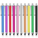 10 Pack Stylus Pen,High Precision and Sensitivity ipad Stylus for Everyday Writing,Stylus Pen for Touchscreen Drawing,Universal Stylus Compatible with All Touch Screens,10 Colors