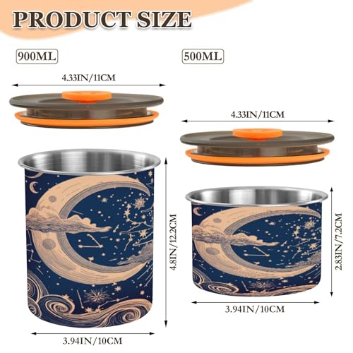 Envase Hermético de Acero Inoxidable para Café 30oz miniatura 2