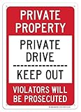 Private Property Keep Out Sign - 14