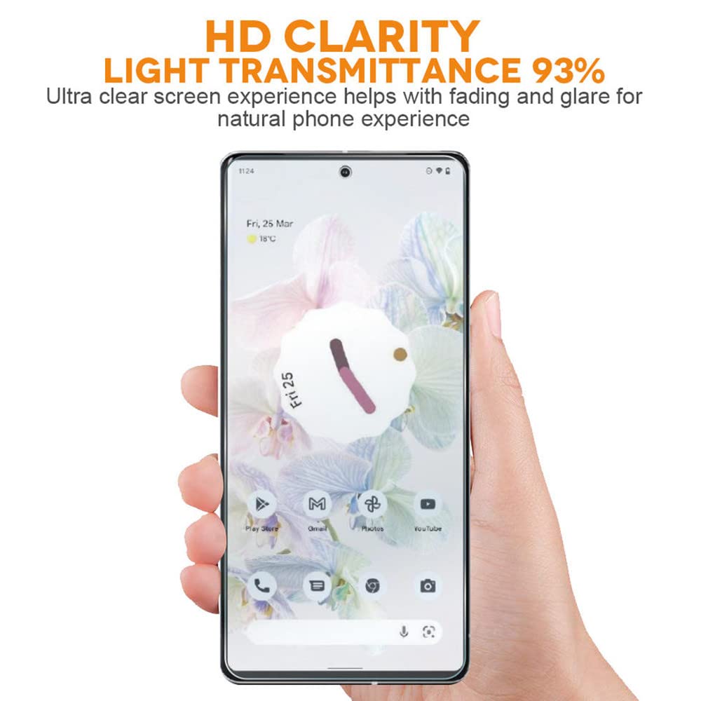 Pellicola Idrogel Opaca (3 Pezzi) Per Google Pixel 7 Pro, Antiriflesso E Anti-impronte, Trasparente E Flessibile