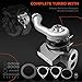 A-Premium V2S Complete Turbo Turbocharger Kit with Gasket Compatible with Ford F-250/250/350/450/550 Super Duty 2008-2010, 6.4L Powerstroke, High Pressure, Replace# 1848300C92, 1848300C93