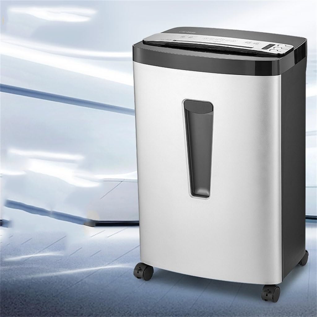 Class 4 Secure Office Commercial Shredder 16 Sheets Per Pass 60 Minutes 33L (D As Shown)