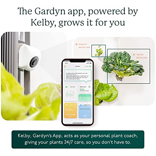 Gardyn 3.0 Hydroponics Growing System & Vertical Garden Planter | Indoor Smart Garden| Includes 30 Non-GMO Indoor Plants, Herbs & Vegetables & LED Grow Lights for Your Home Indoor Gardening System - Image 6