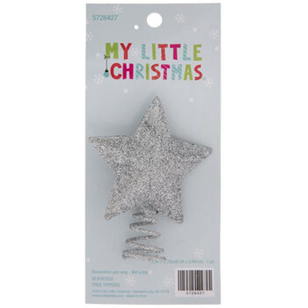 Amazon.com: Glitter Star Miniature Tree Topper - 3.34 x 2.75