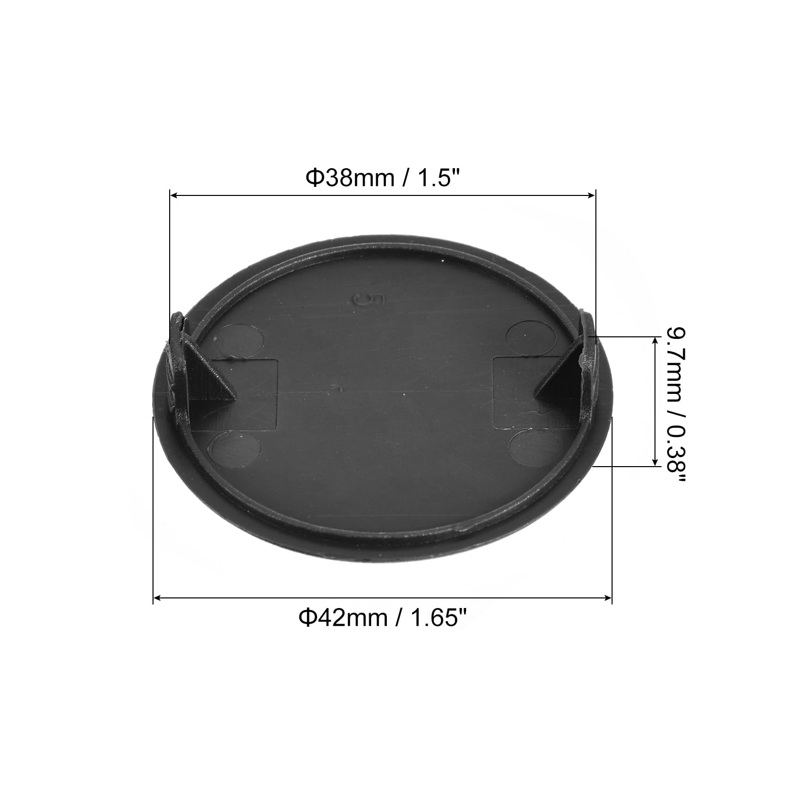 uxcell 30Pcs Hinge Hole Covers, 38mm(1 1/2