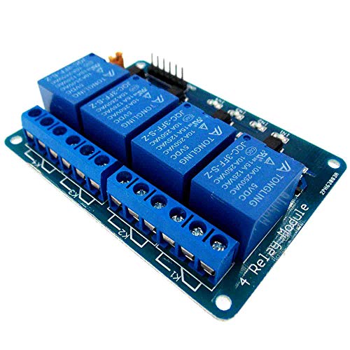 5V 4 Channel Relay Module 4-Channel Relay Control Board for Arduino with Optocoupler Relay Output 4 Way Relay Module
