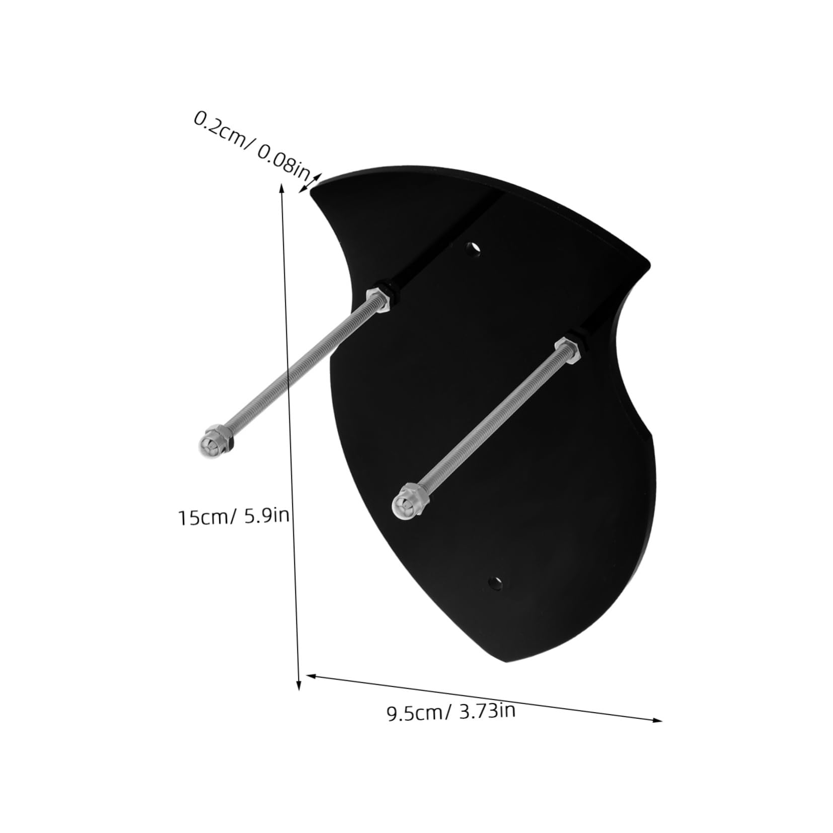 Outanaya Acrylic Wall-mounted Sword Rack Display Stand Vertical Storage Sword Accessories Modern Design