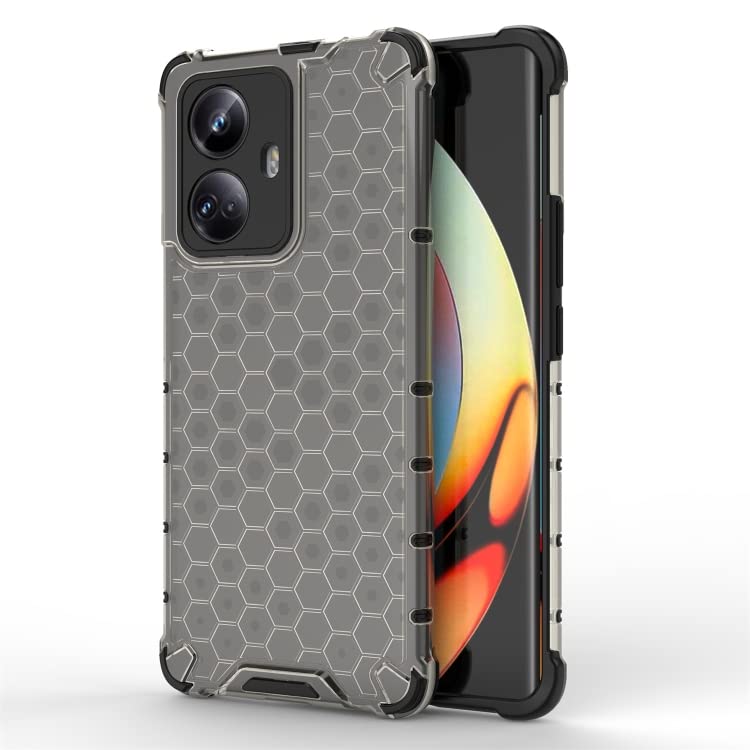 Capital P || Honeycomb || Edge to Edge Boom || Hard case || Transparent || Shockproof || Camera Protection Back case Cover for Realme 10 pro Plus 5G - Black (B0BPTHVHFJ) Amazon Price History, Amazon Price Tracker