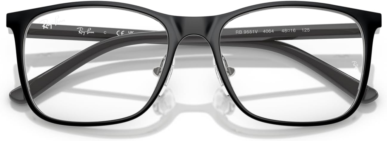 Ray-Ban unisex-child Ry9551v Square Prescription Eyewear Frames