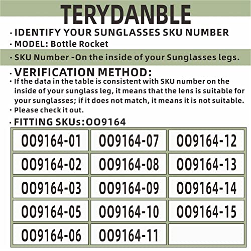 Lentilles pour Oakley Bottle Rocket verres interchangeables 4 couleurs - 6