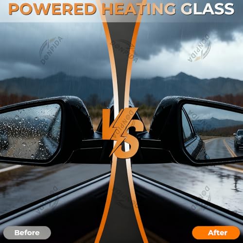 Left Driver Side Mirror Assembly Compatible with Chevy Equinox GMC Terrain 2018-2024 with Heated, Power Adjustable Glass Replaces 84225382, 84404689, 84604243, 23406419 (5 Pins) by Donpida - Used condition - Image 4