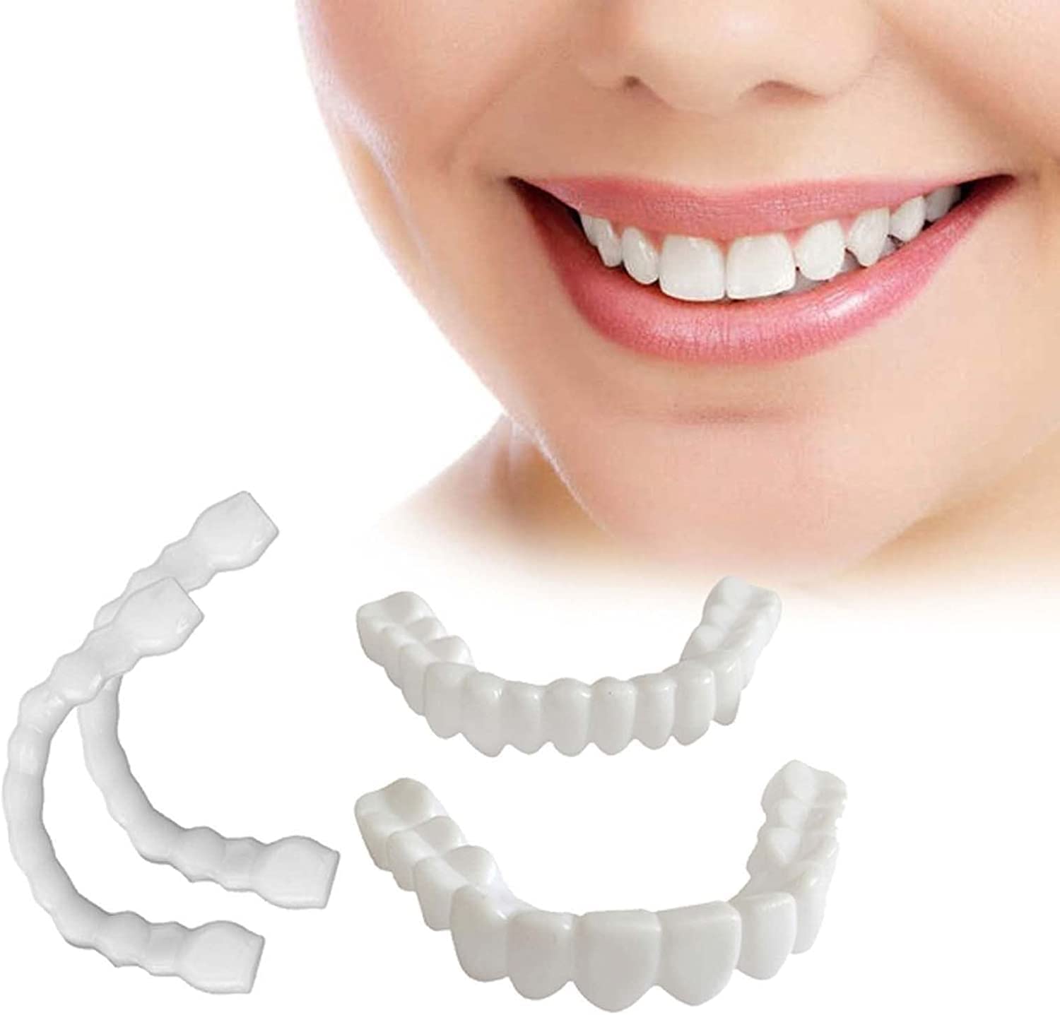 Anywell Temporary Fake Denture Teeth Snap Teeth for Men and Women