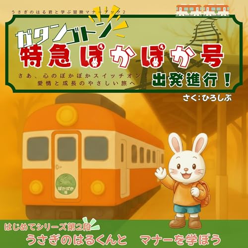 ガタンゴトン 特急ぽかぽか号 出発進行！: さあ、心のぽかぽかスイッチオン！ 愛情と成長のやさしい旅へ うさぎのはる君と学ぶ冒険マナーブック (ころころねんど屋さん)
