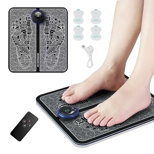 CWTUL Health Expert Electronic Stimulator and Powered Muscle Stimulation for Pain Relief EMS Foot Massager-6