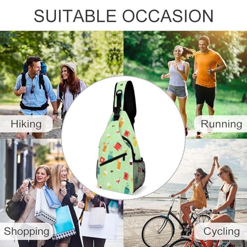 Bolso bandolera unisex ligero para hiking y viaje miniatura 6