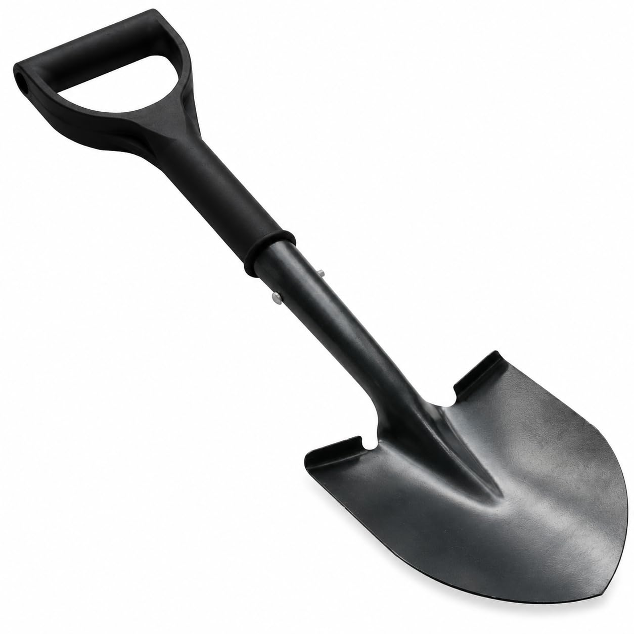 Detecting Innovations Round Point Mini Shovel – Heavy-Duty Carbon Steel Gardening Hand Shovel with Y-Shaped Handle | Multifunctional Digger for Garden, Camping & Outdoor Use